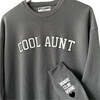 Personalized Women's Cool Aunt Love On The Cuff Sweatshirt, Stormy - Sweatshirts - 3