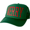 Merry Mesh Back Trucker Hat, Green - Hats - 1 - thumbnail