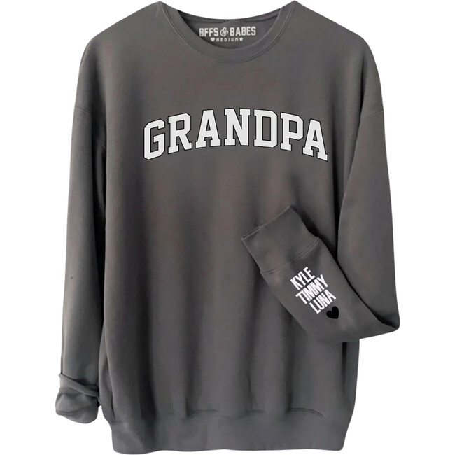 Personalized Grandpa Love On The Cuff Sweatshirt, Stormy