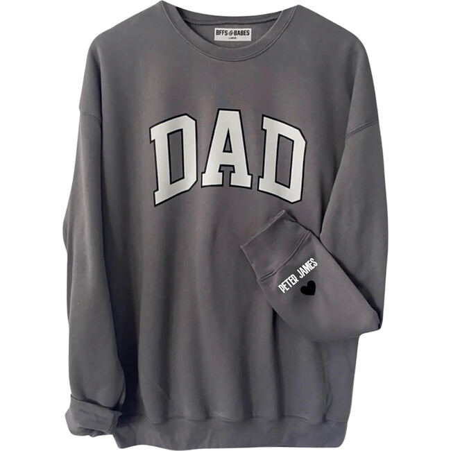 Personalized Dad Love On The Cuff Sweatshirt, Stormy