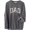 Personalized Dad Love On The Cuff Antique Sweatshirt, Stormy - Sweatshirts - 1 - thumbnail