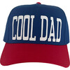 Cool Dad 2-Tone Snap Back Hat, Blue & Red - Hats - 1 - thumbnail