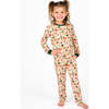 Vintage Kids Christmas Long Sleeve Two-Piece Bamboo Pajama Set - Pajamas - 2