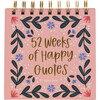 52 Weeks Of Happy Quotes, Desk Flip Calendar, Multicolors - Paper Goods - 1 - thumbnail