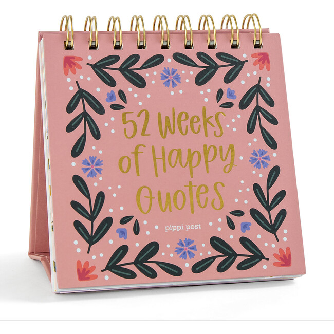 52 Weeks Of Happy Quotes, Desk Flip Calendar, Multicolors - Paper Goods - 2