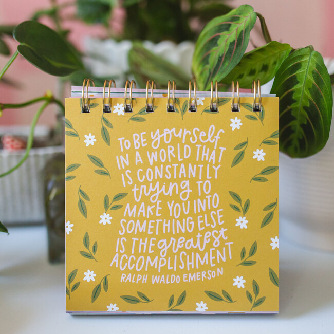52 Weeks Of Happy Quotes, Desk Flip Calendar, Multicolors - Paper Goods - 6