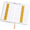 Wavy Lines Petite Planner: 2025 Calendar Year, Orange - Paper Goods - 5