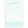 Incredible Things 52-Pages Daily Planning Notepad, Blue - Paper Goods - 1 - thumbnail