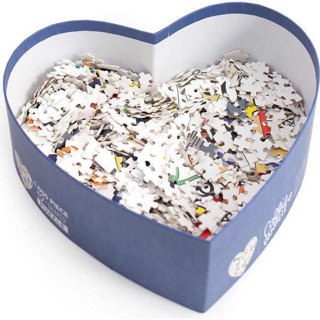 Love For Texas 1000-Piece Jigsaw Puzzle, White - Puzzles - 2