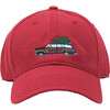 Holiday Wagoneer Baseball Hat, Weathered Red - Hats - 1 - thumbnail