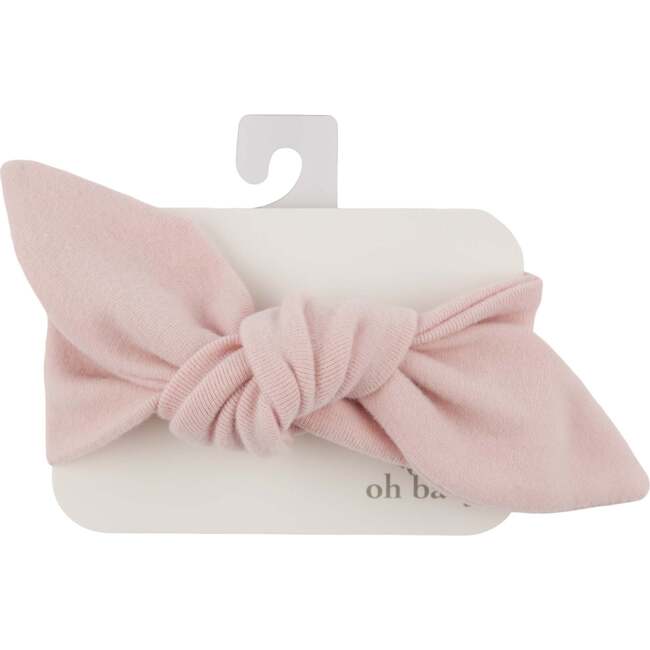 Tie Turban Baby Rib, Dusty Pink