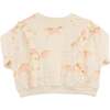 Unicorn Print Millie Ruffle Boxy, Vanilla - Sweatshirts - 2