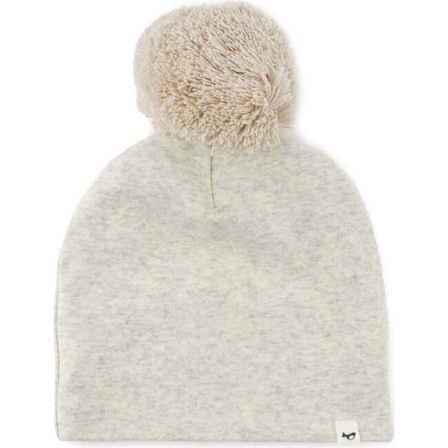 Oat Heather Pom Hat, Oatmeal Heather