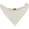 Teddy Bear Face Baby Rib Bandana Bib, Malt - Bibs - 2