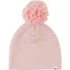 Dusty Pink Pom Hat, Dusty Pink - Hats - 1 - thumbnail