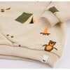 Camping Print Brooklyn Boxy, Biscotti - Sweatshirts - 3