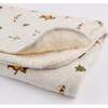 Camping Print Snowdrift Layette Blanket, Malt - Blankets - 3