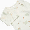 Polar Bear Print Long Sleeve Bodysuit - Onesies - 2