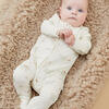 Polar Bear Print Two Way Zip Up Sleepsuit - Footie Pajamas - 2