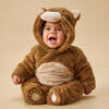 Faux Fur Bear Pramsuit - Rompers - 2