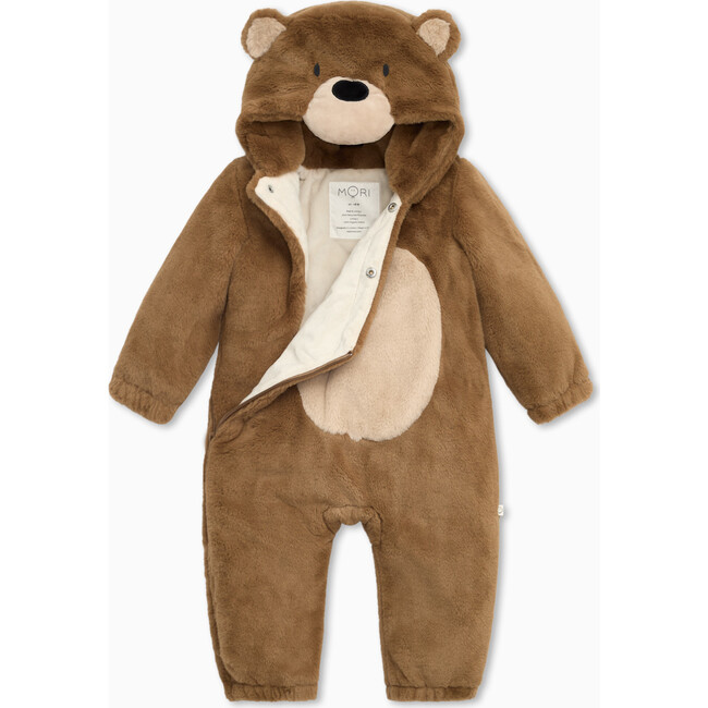 Faux Fur Bear Pramsuit - Rompers - 3