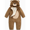 Faux Fur Bear Pramsuit - Rompers - 3