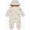 Bear Print Pramsuit - Rompers - 1 - thumbnail