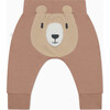 Bear Face Ribbed Joggers - Pants - 1 - thumbnail