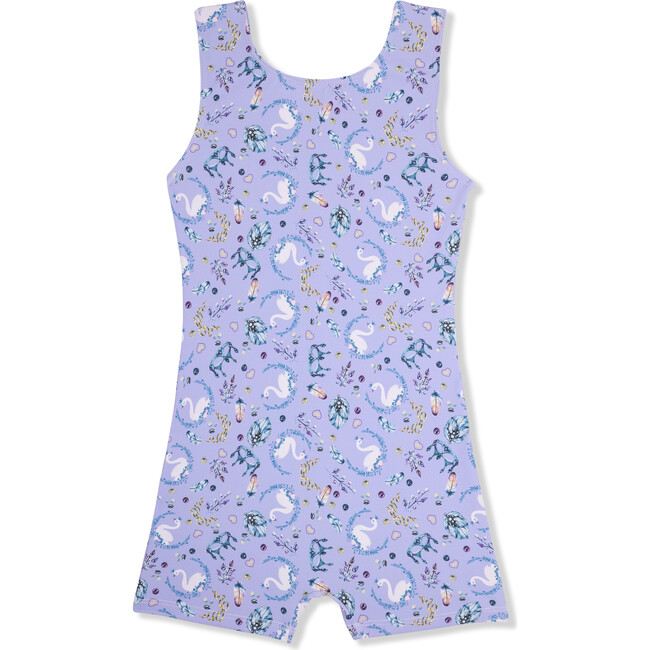 Swan Lake Sleeveless Biketard, Lavender