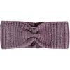 Chunky Ribbed Knit Elasticized Headband, Purple - Headbands - 1 - thumbnail