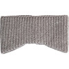 Chunky Ribbed Knit Elasticized Earband, Grey - Headbands - 1 - thumbnail