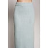 Women's Pia Flat Rib High-Waist Sweater Tube Skirt, Mint - Sweaters - 6