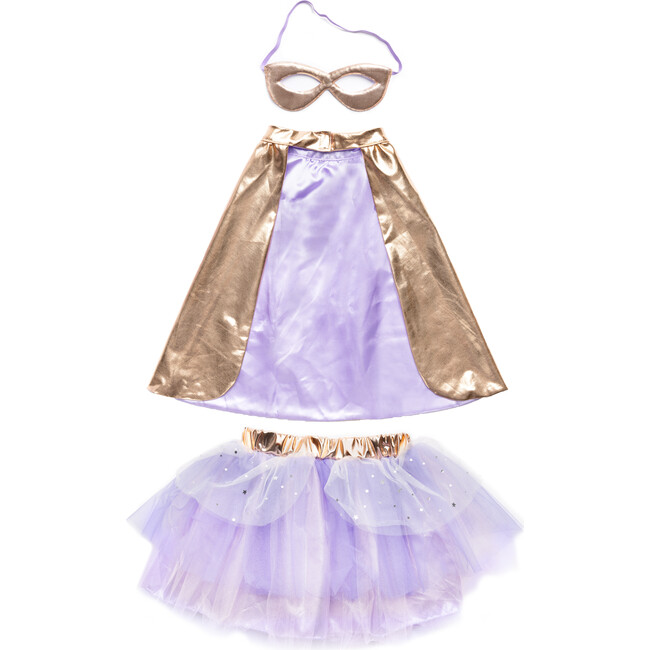 Super Duper Metallic Gold  Dress Up Bundle, 2 pcs, Size 4-6 - Costumes - 5