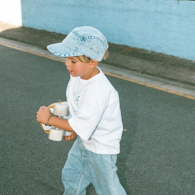 5 PANEL CAP DENIM - Hats - 2