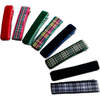 Holiday Plaid and Velvet Bar Clips, Bundle Set - Hair Accessories - 4