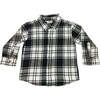 Kids Long Sleeve Flannel Shirt, Checkered Bolt - T-Shirts - 2