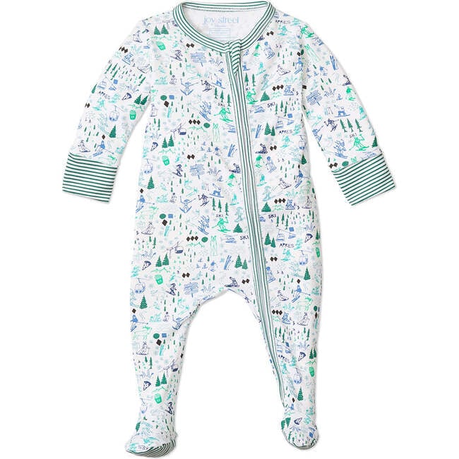 Apres Ski Zip Baby Zip Footie, Multi