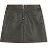 Vegan Leather Pleated Skirt - Skirts - 2