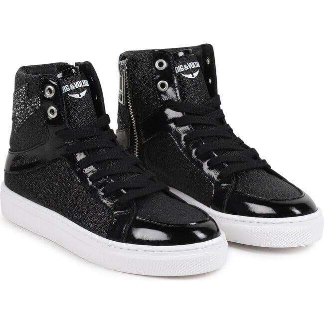 Blam-Blam Glitter High Top Sneakers