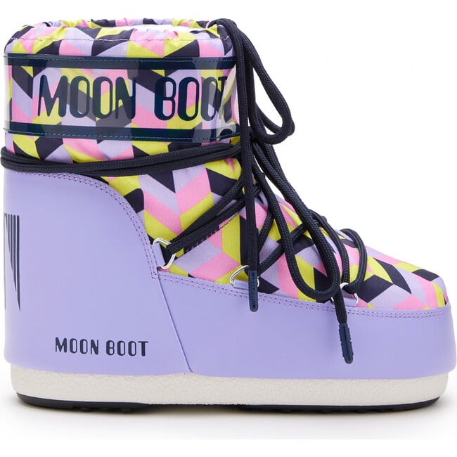 ICON Low Optical Boots, Lilac/Cyber Lime