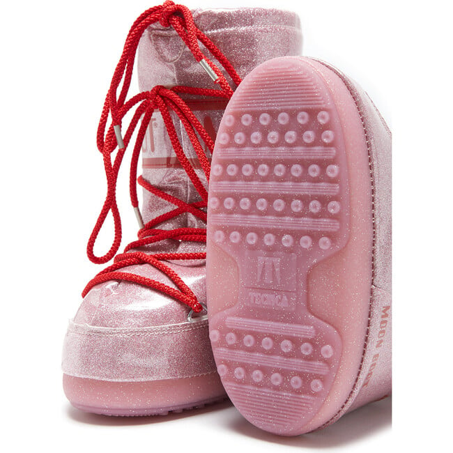 ICON Junior Glitter Boots, Pink - Boots - 4