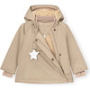MATWANG Fleece Lined Winter Jacket, Savannah Tan - Coats - 1 - thumbnail
