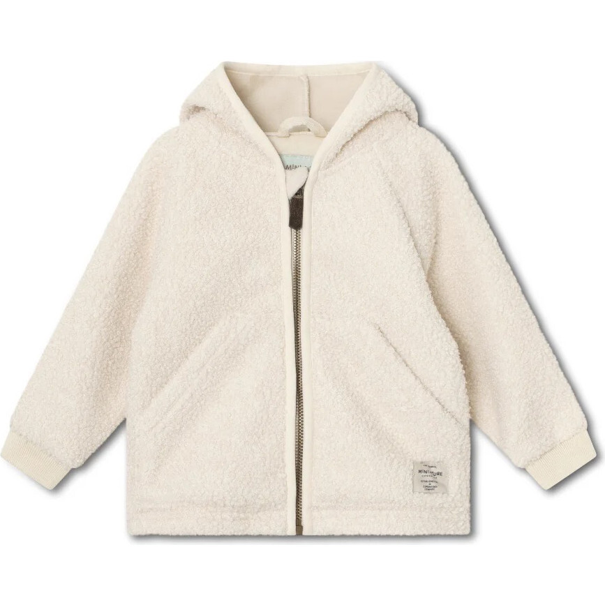 MATLIFF Teddyfleece Jacket, Angora Cream - Jackets - 1