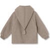 MATLIFF Teddyfleece Jacket, Grey Brown - Jackets - 3