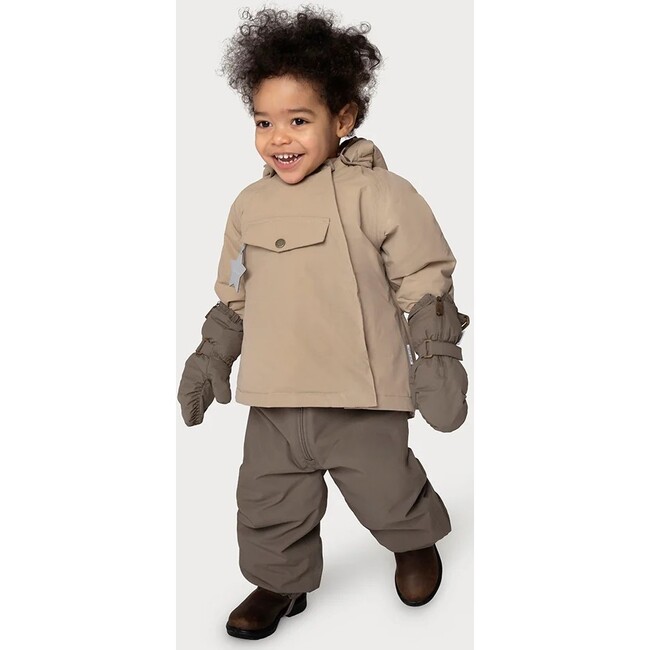 MATWANG Fleece Lined Winter Jacket, Savannah Tan - Coats - 6