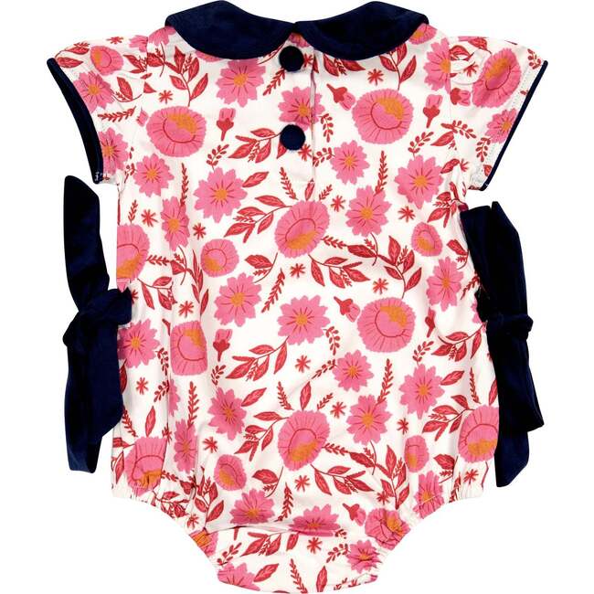 Pink Floral Rosie Bubble - Onesies - 2