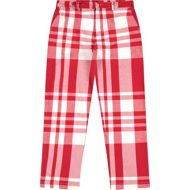 Red Plaid Jack Pant - Pants - 1