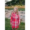 Red Plaid Scarlett Dress - Dresses - 3