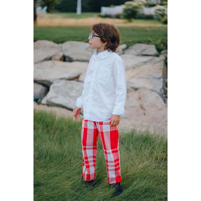 Red Plaid Jack Pant - Pants - 3