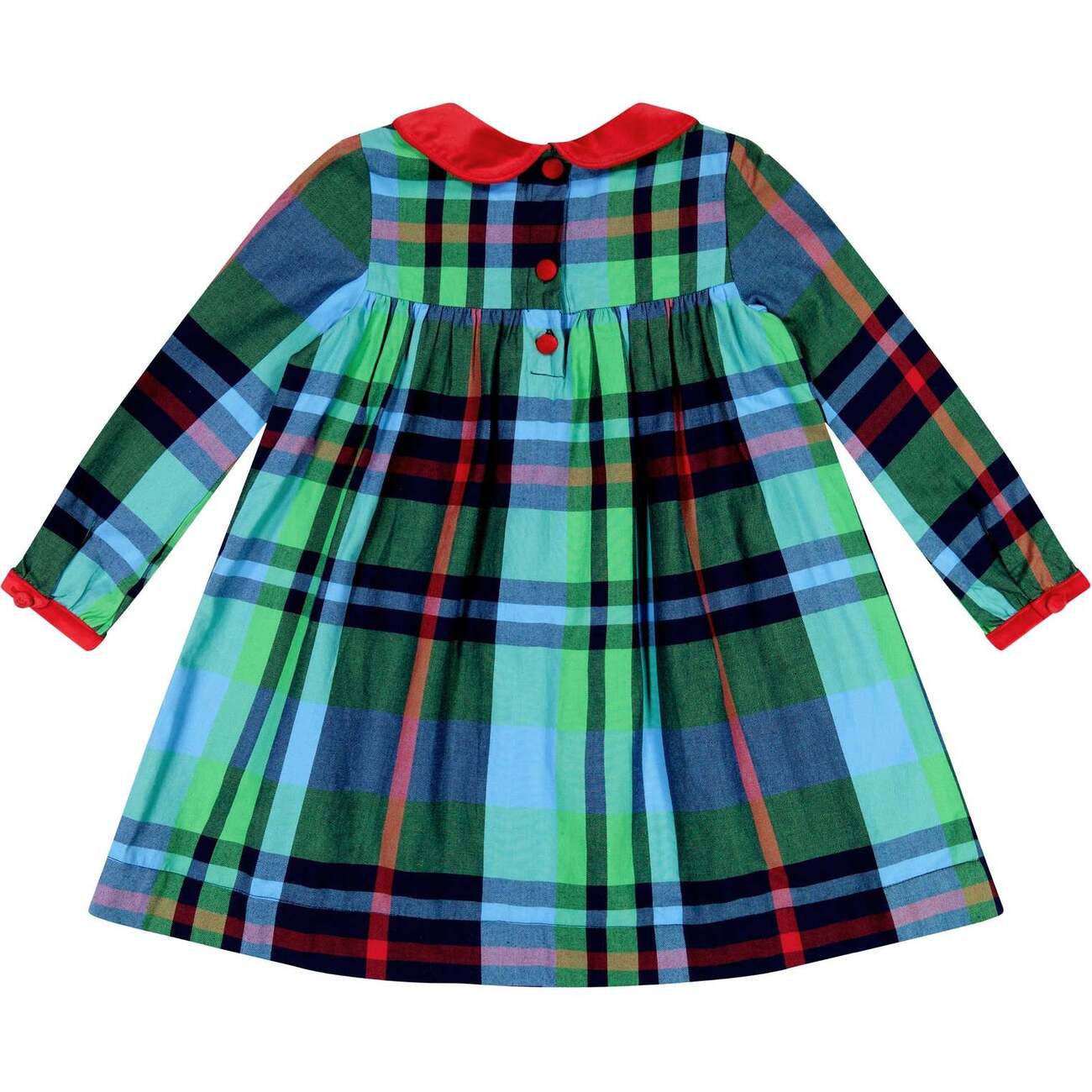 green emerald velvet dress Rihoas Plaid Mock Neck Sleeveless Mini Dress for Women, Green / Xs main image 0